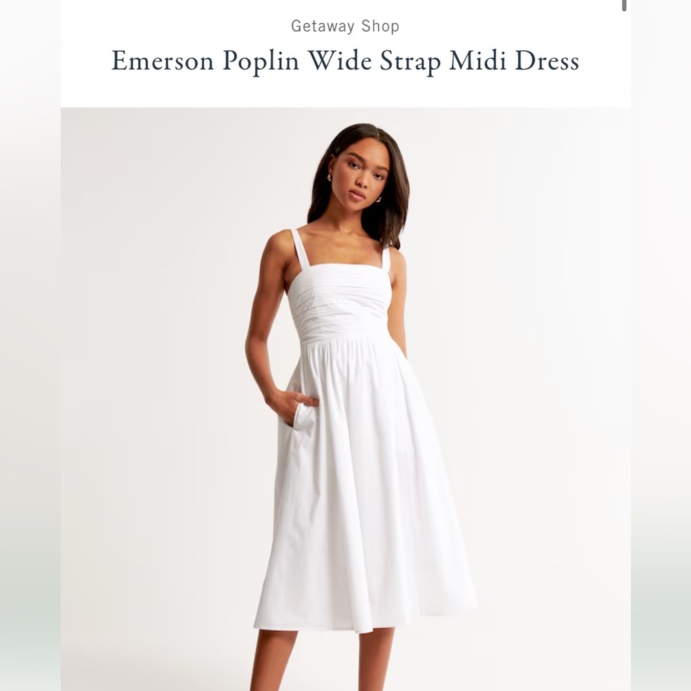 White Midi Dress